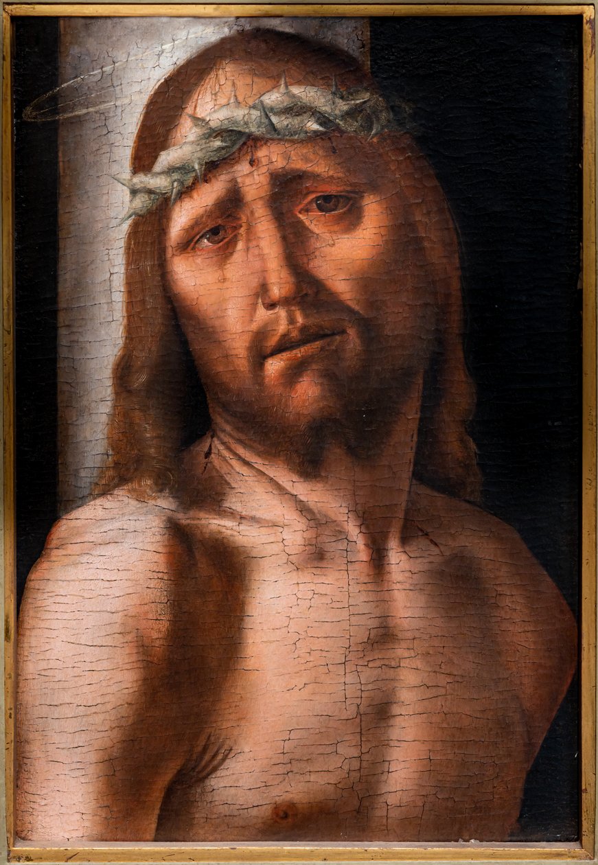Kristus ved søjlen, anden halvdel af 1400-tallet (olie på panel) af Bartolomeo Montagna