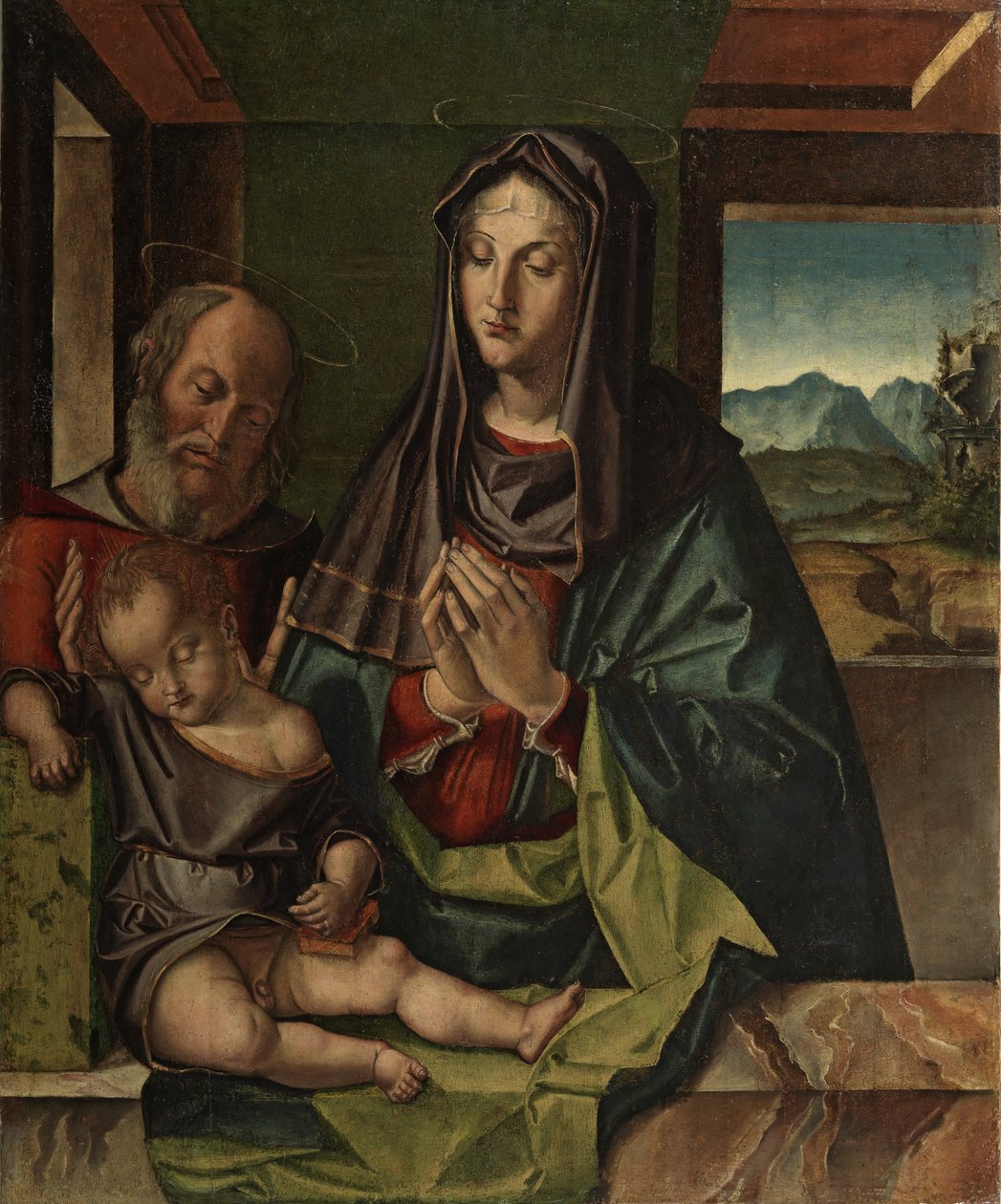 Hellig Familie, ca. 1500 af Bartolomeo Montagna