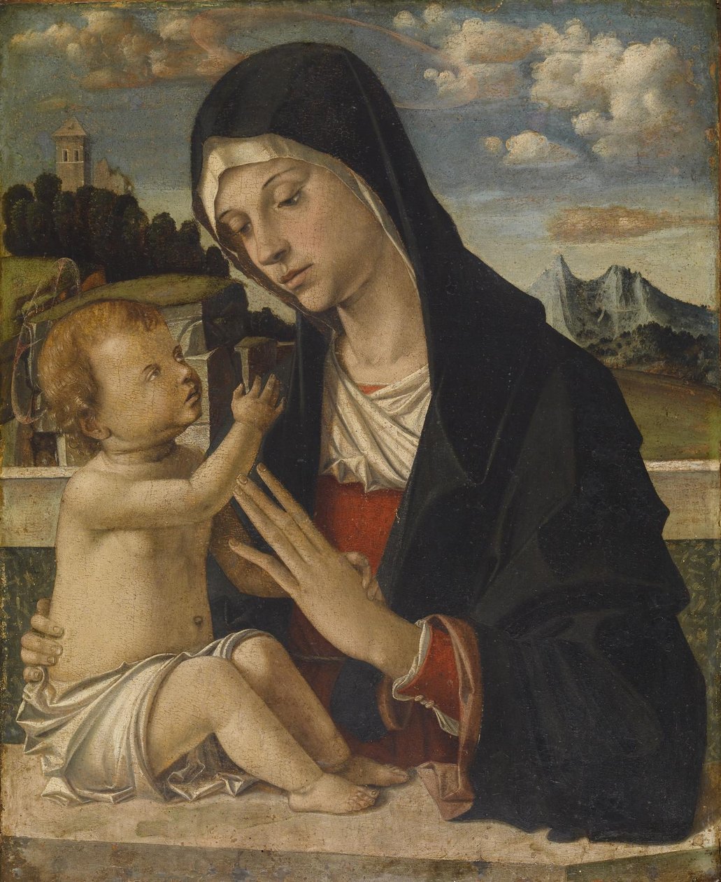 Madonna med barn af Bartolomeo Montagna