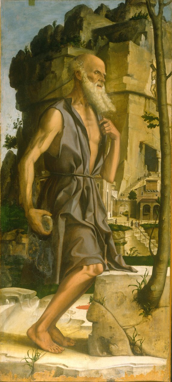 Sankt Jerome af Bartolomeo Montagna