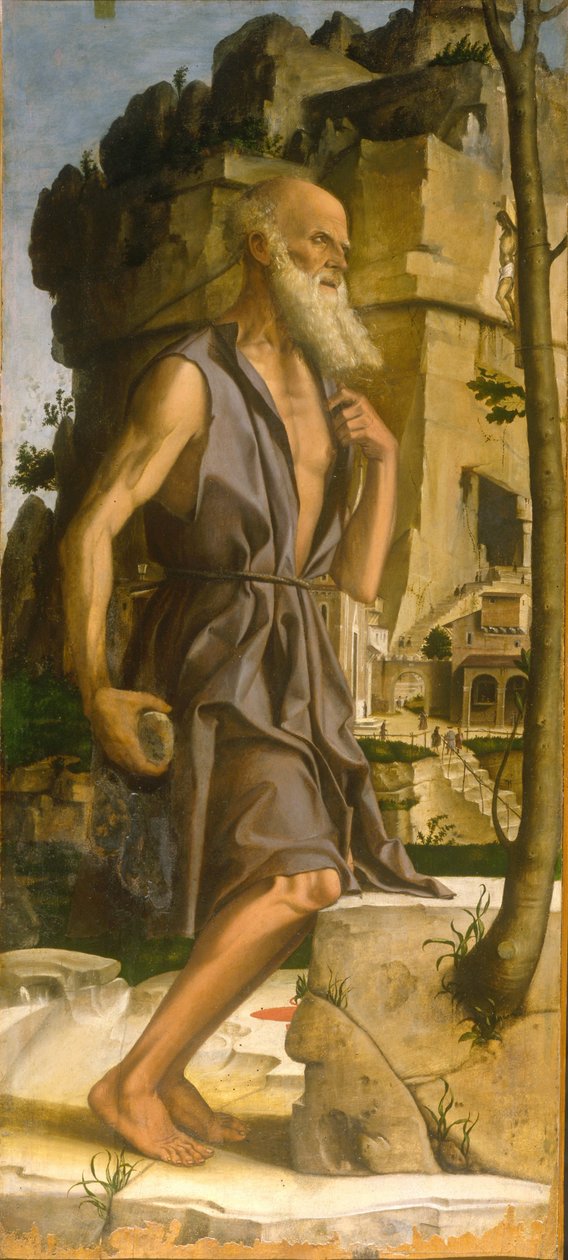 Sankt Hieronymus, 1482 af Bartolomeo Montagna