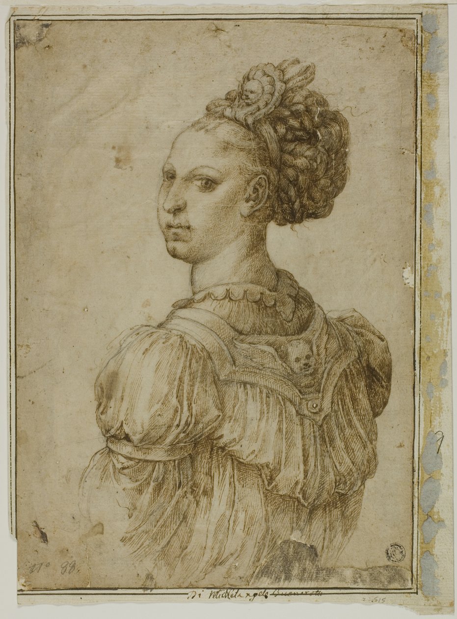 Ideel buste af en kvinde af Bartolomeo Passarotti