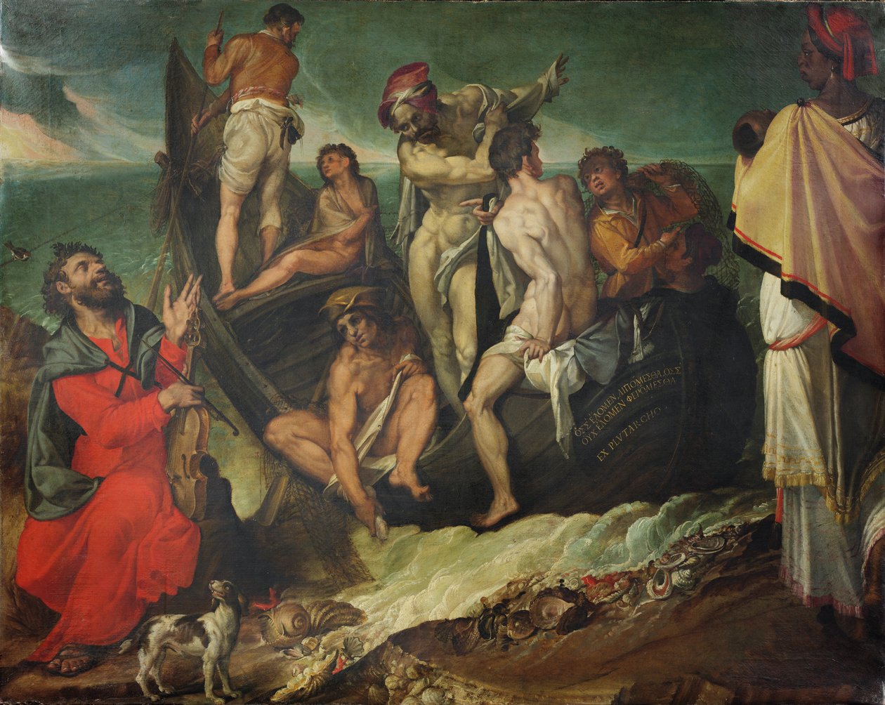 Italiensk: Homers gåde af Bartolomeo Passarotti