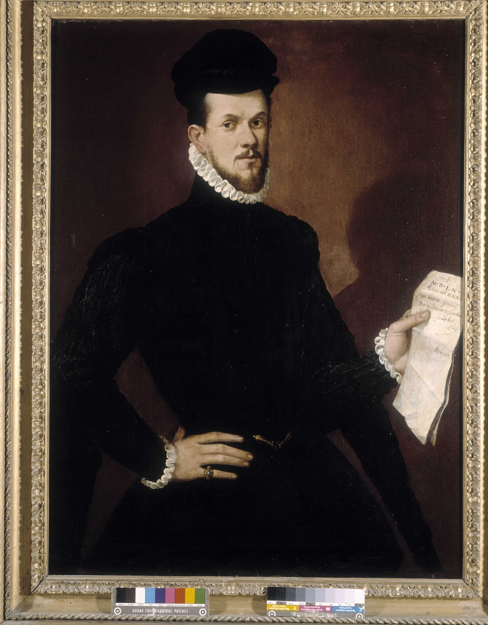 Portræt af mand af Bartolomeo Passarotti