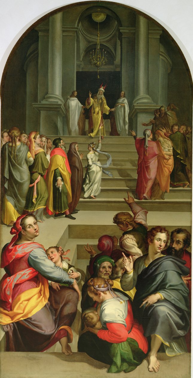 Præsentationen af Mary af Bartolomeo Passarotti