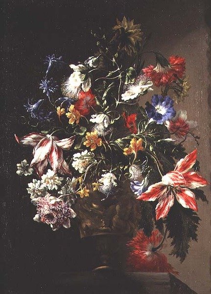 Buket af blomster af Bartolomeo Perez