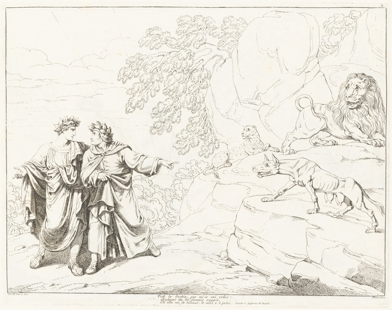 Guddommelig komedie af Dante (bind I) af Bartolomeo Pinelli