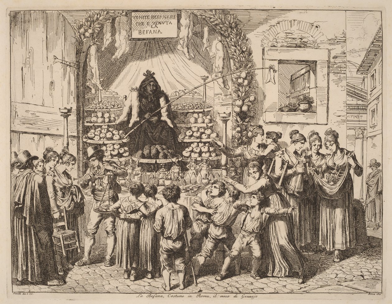 La Befana af Bartolomeo Pinelli