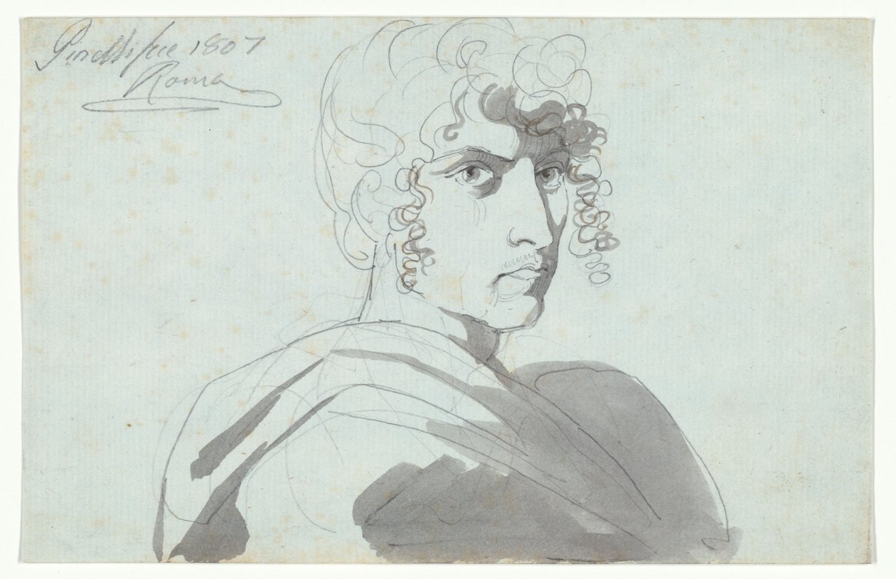 Selvportræt af Bartolomeo Pinelli