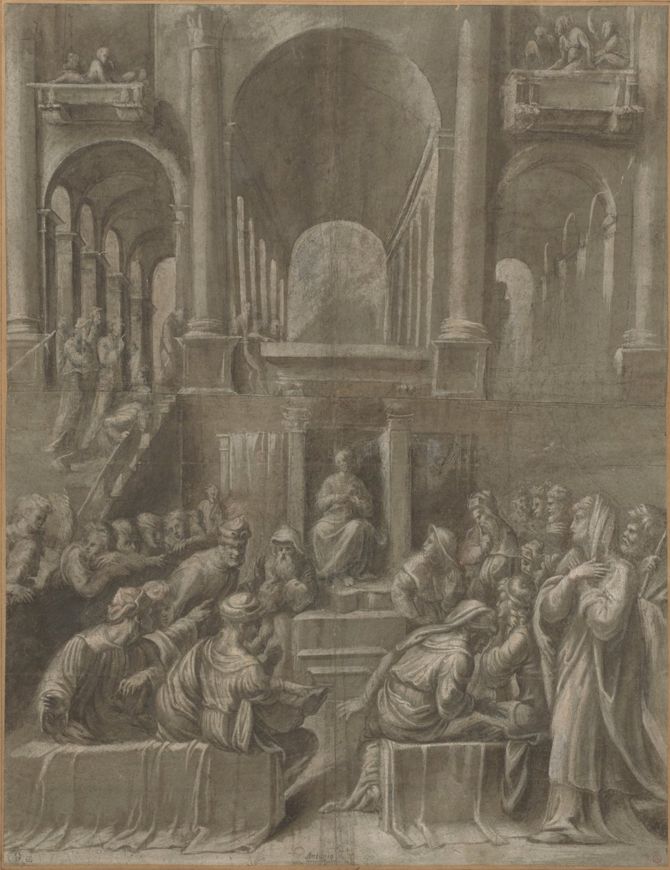 Kristus blandt lægerne af Bartolomeo Ramenghi