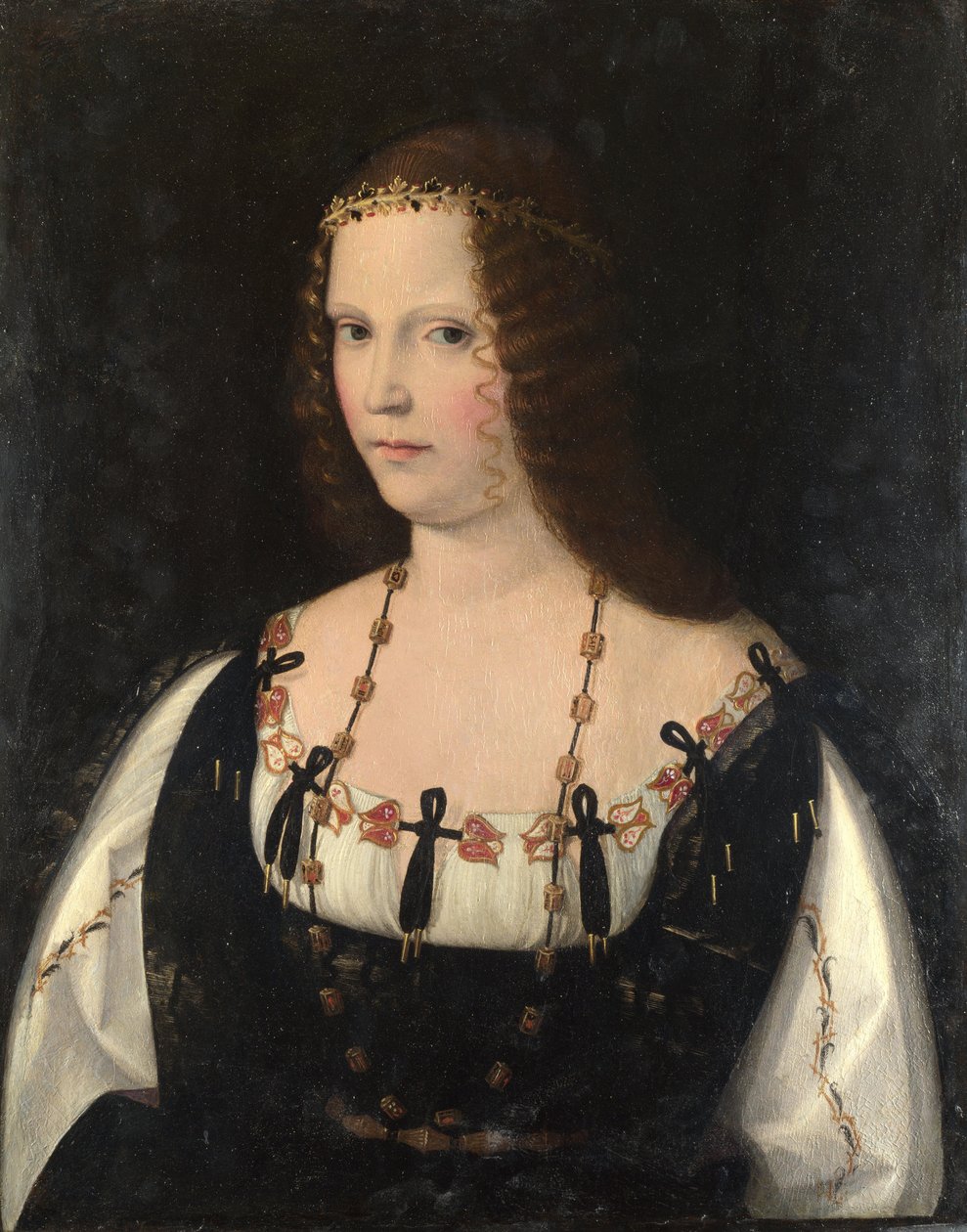 Portræt af en ung dame, ca. 1510 af Bartolomeo Veneto