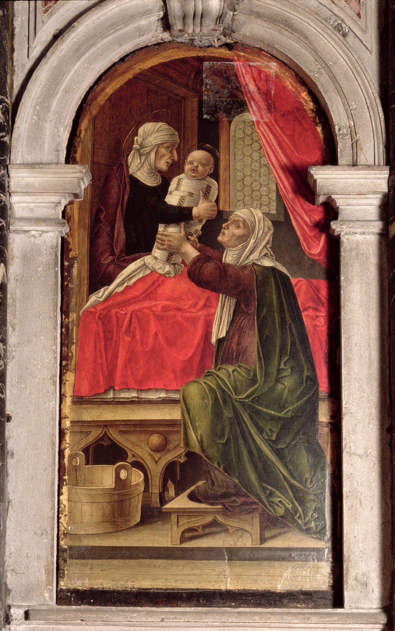 Triptykon af Madonnaen fra Misericordia, 1473 af Bartolomeo Vivarini