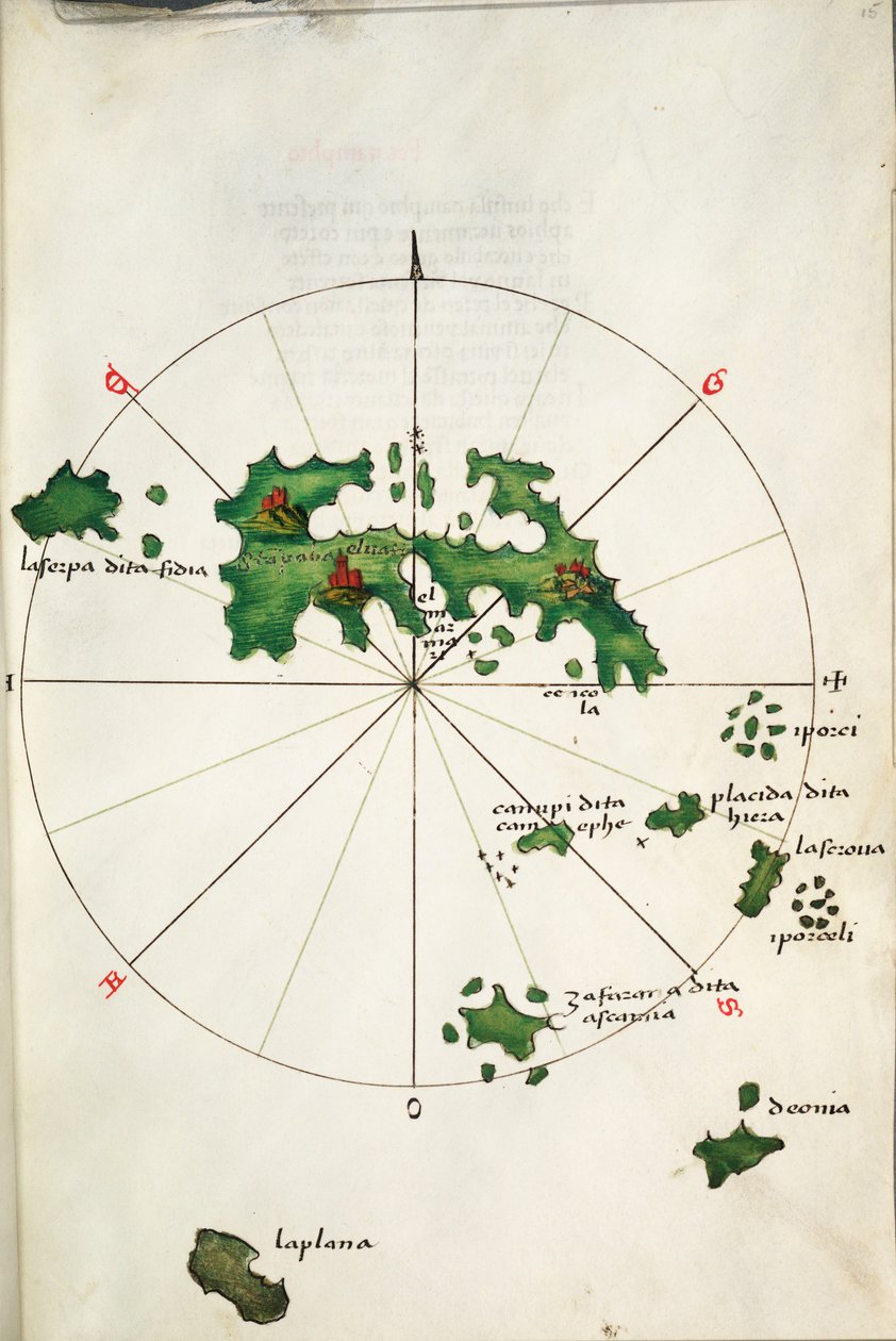Astipalaia, ca. 1485 (pergament) af Bartolomeo da li Sonetti