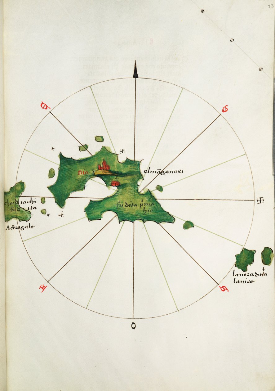 Kortene, ca. 1480 (pergament) af Bartolomeo da li Sonetti