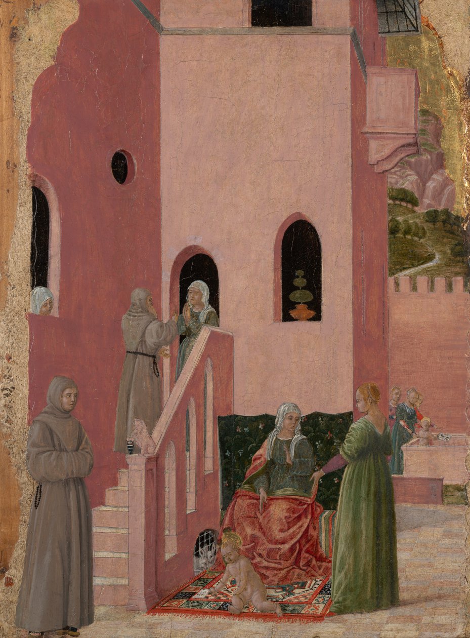 Sankt Thomas Aquinos fødsel af Bartolomeo degli Erri