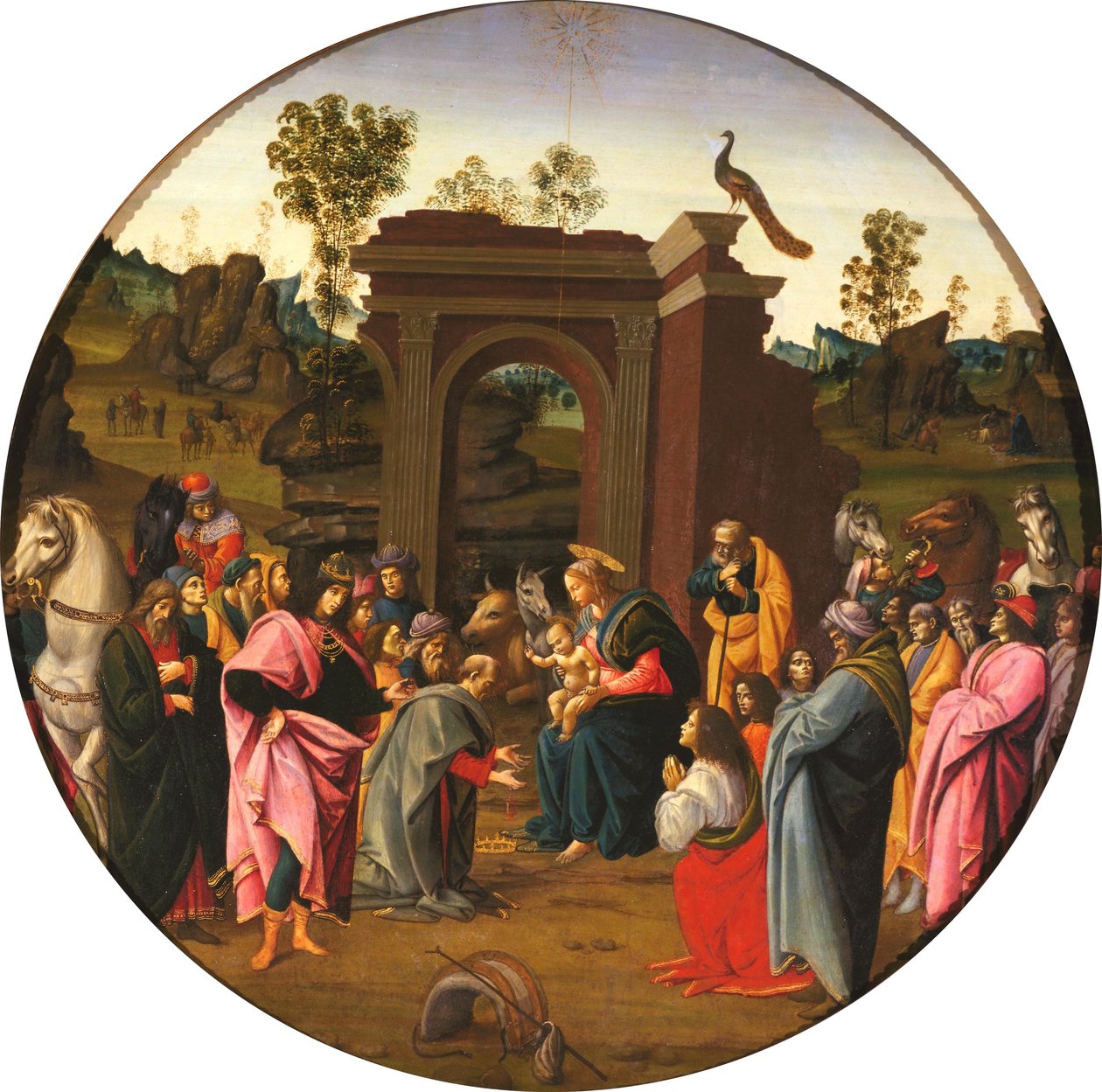 Tilbedelse af de tre konger af Bartolomeo di Giovanni