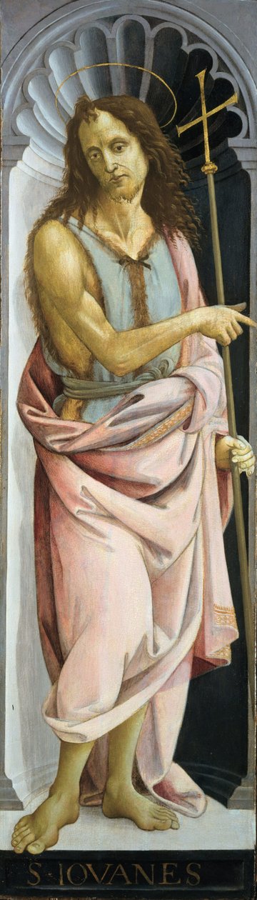 Den hellige Johannes Døberen af Bartolomeo di Giovanni