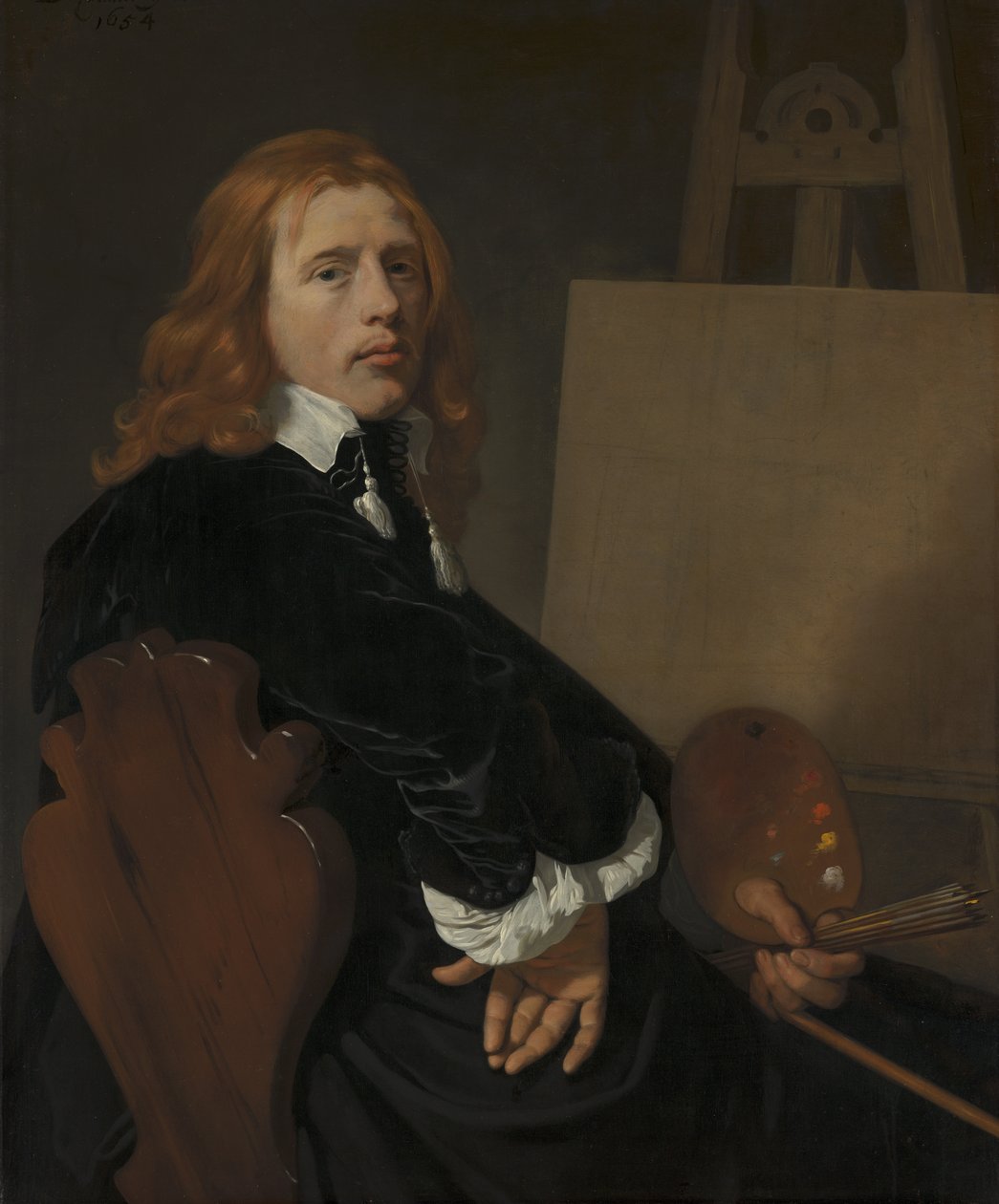 Portræt af Paulus Potter, 1654 af Bartolomeus van der Helst
