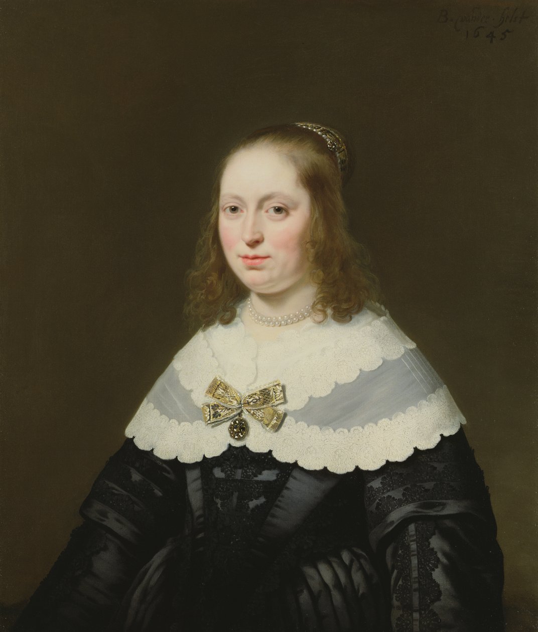 Portræt af Sophia Trip, hustru til Balthasar Coymans af Bartolomeus van der Helst
