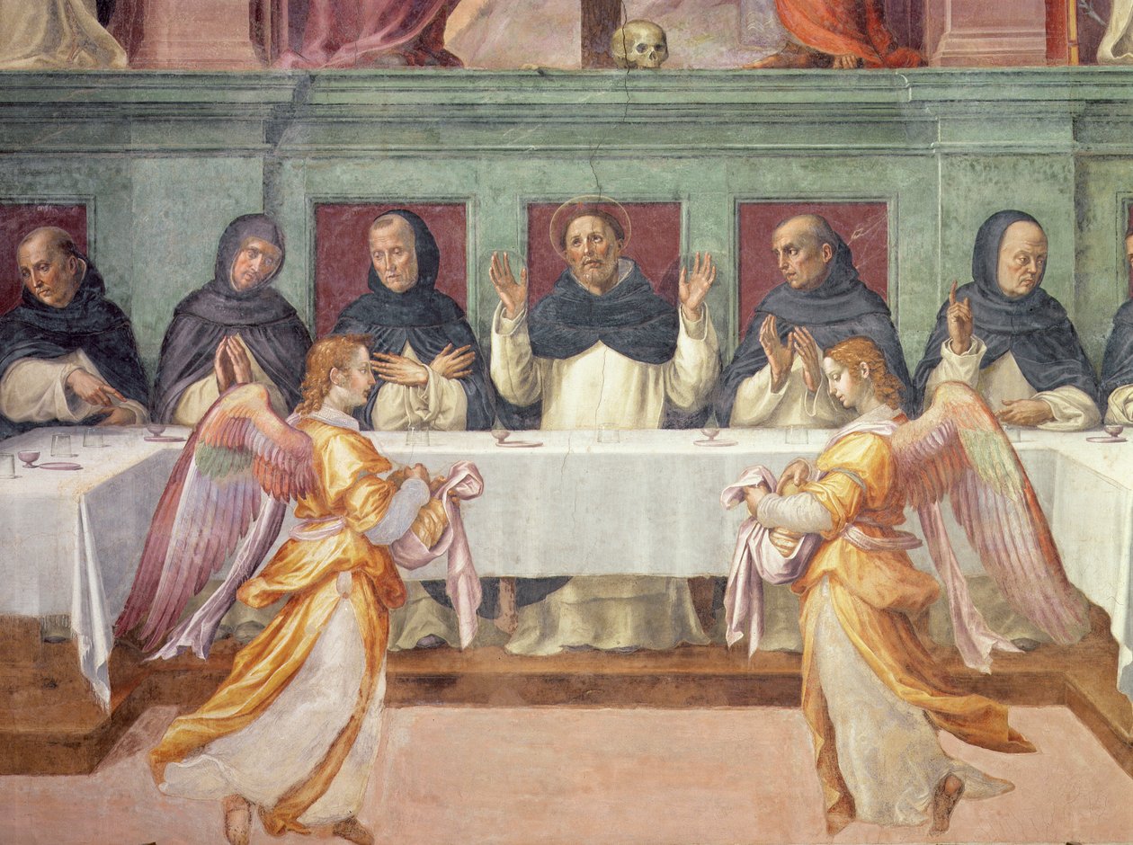 Den sidste nadver, fra San Marco Refectory (detalje af 43920) af Bartolommeo Sogliani