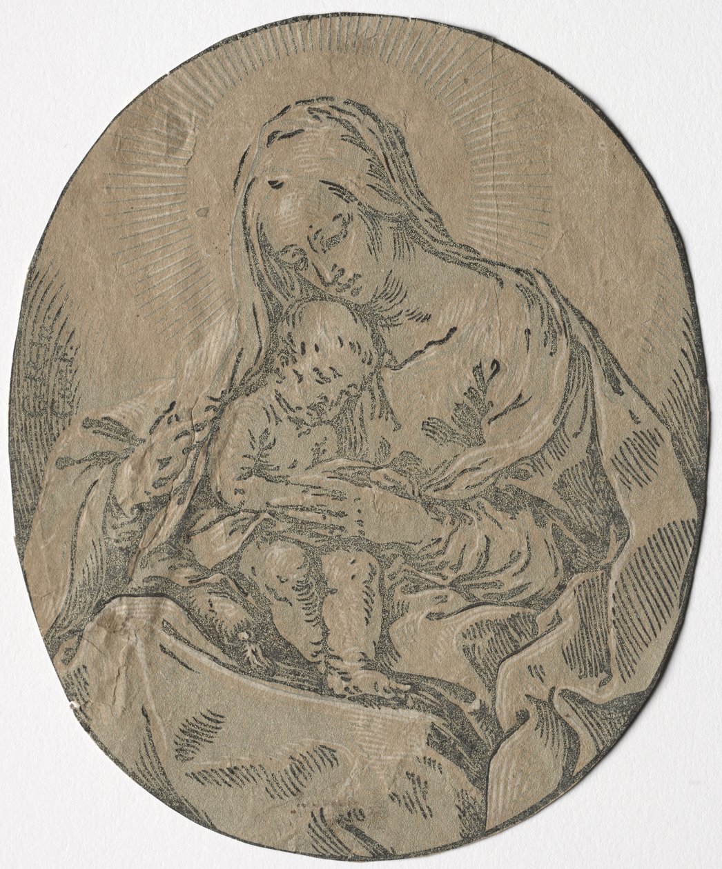 Madonna og barn af Bartolommeo Coriolano