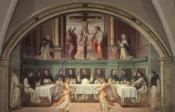 Korsfæstelsen, fra San Marco refektoriet af Bartolommeo Sogliani
