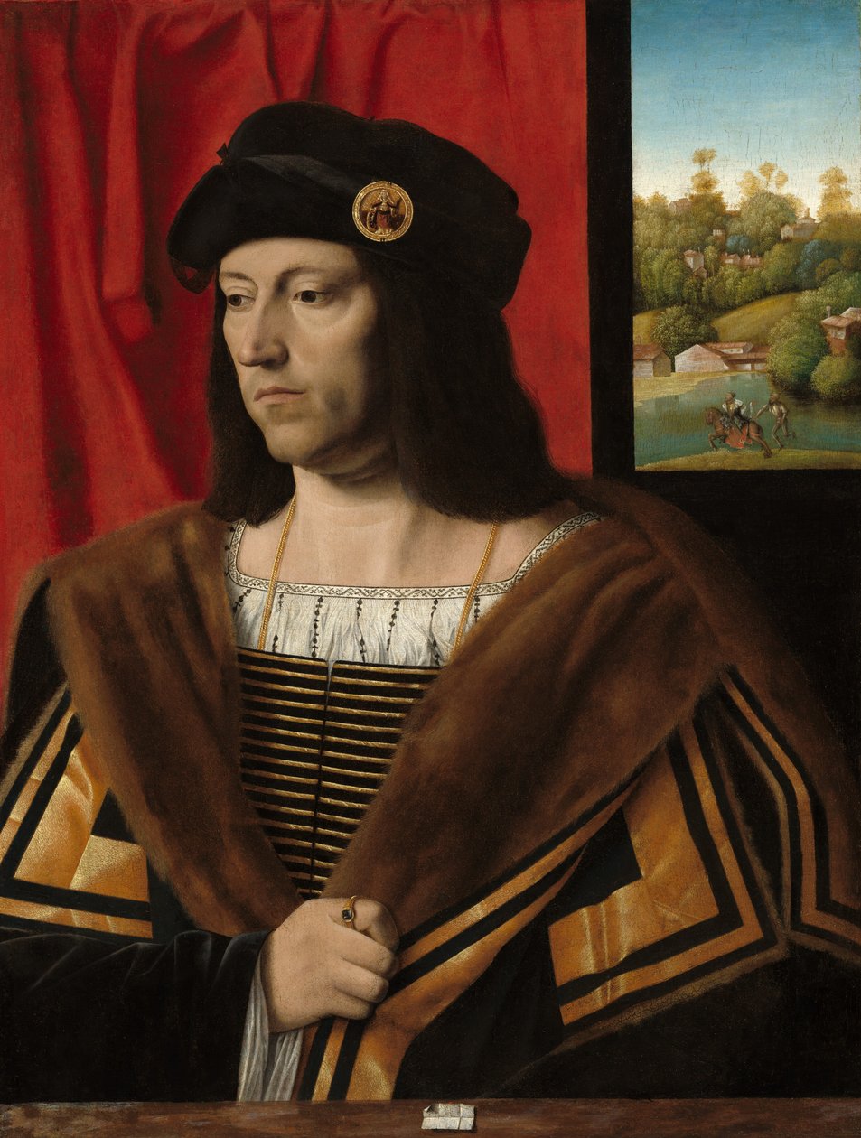 Portræt af en gentleman, ca. 1520. af Bartolommeo Veneto