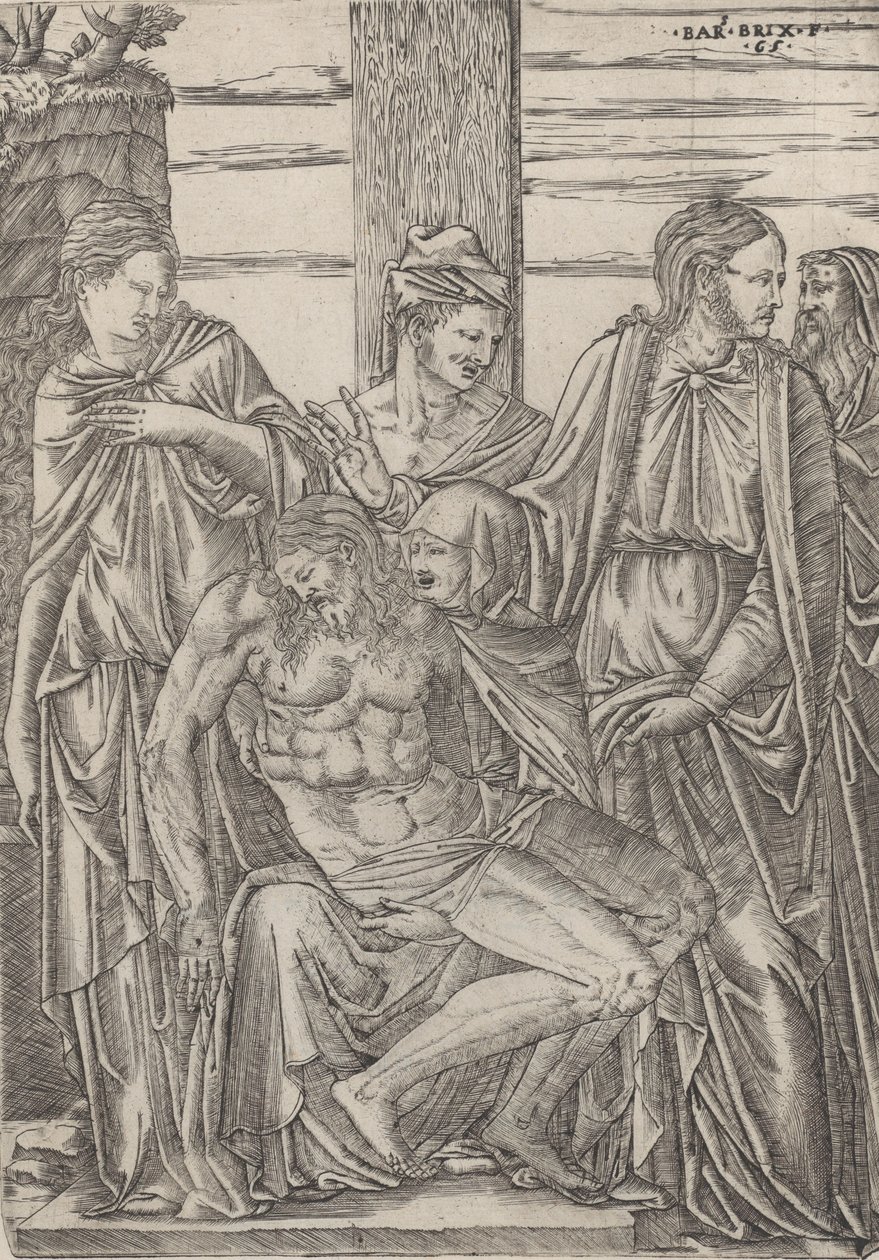 Nedstigningen fra korset, 1565. af Bartolommeo da Brescia