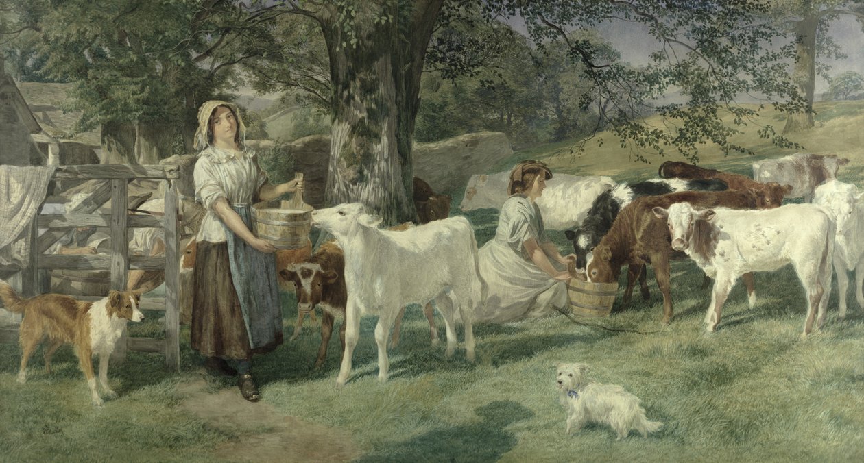 Mælkepiger af Basil Bradley