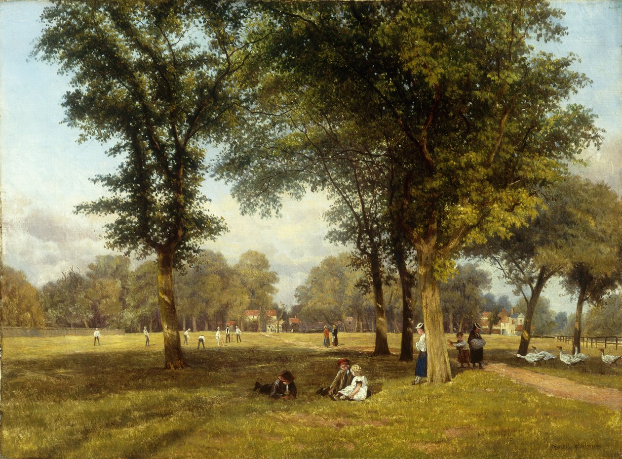 Eftermiddag nær Sevenoaks, Kent, ca. 1845 af Basil Holmes