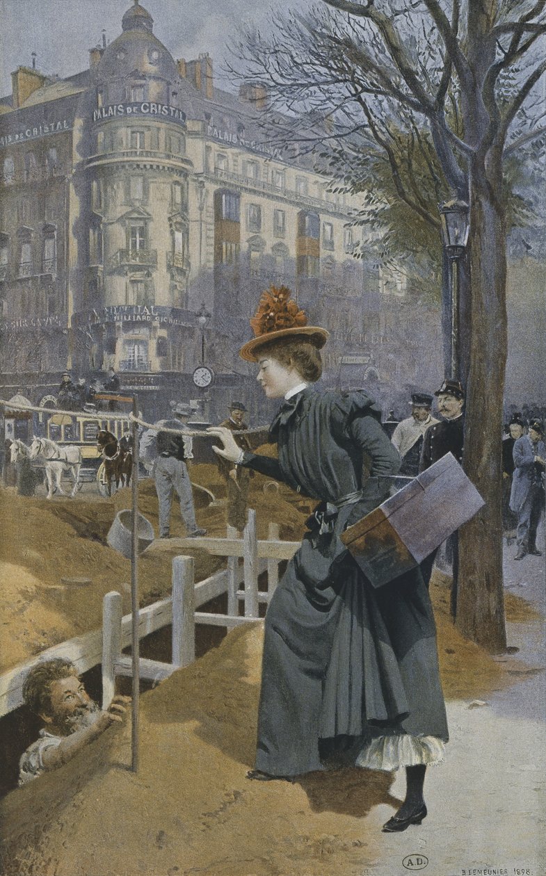 Ærendepigen i Paris, 1898 af Basile Lemeunier