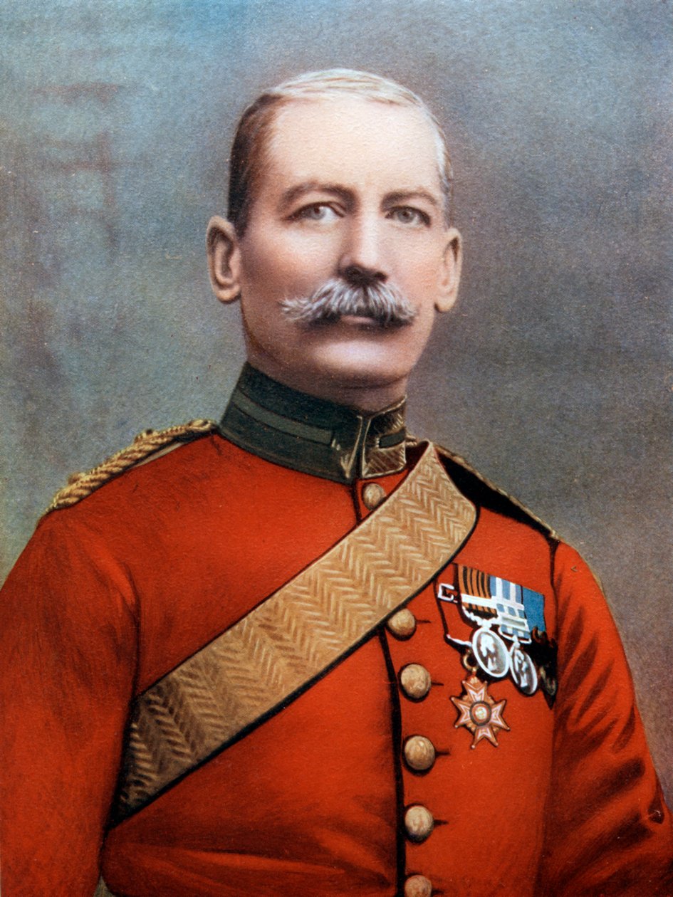 Generalmajor JBB Dickson, kommanderende 4th Cavalry Brigade, South Africa Field Force, 1902. af Bassano Studio