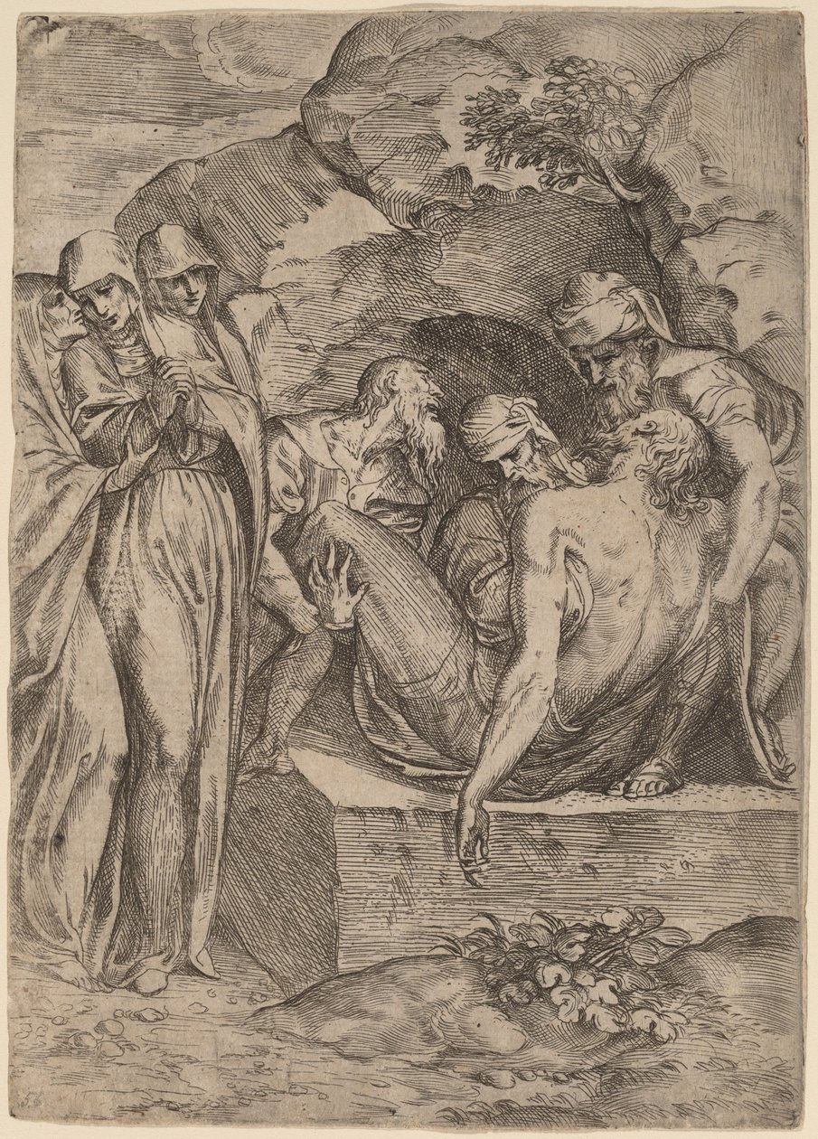 Begravelsen af Battista Angolo del Moro