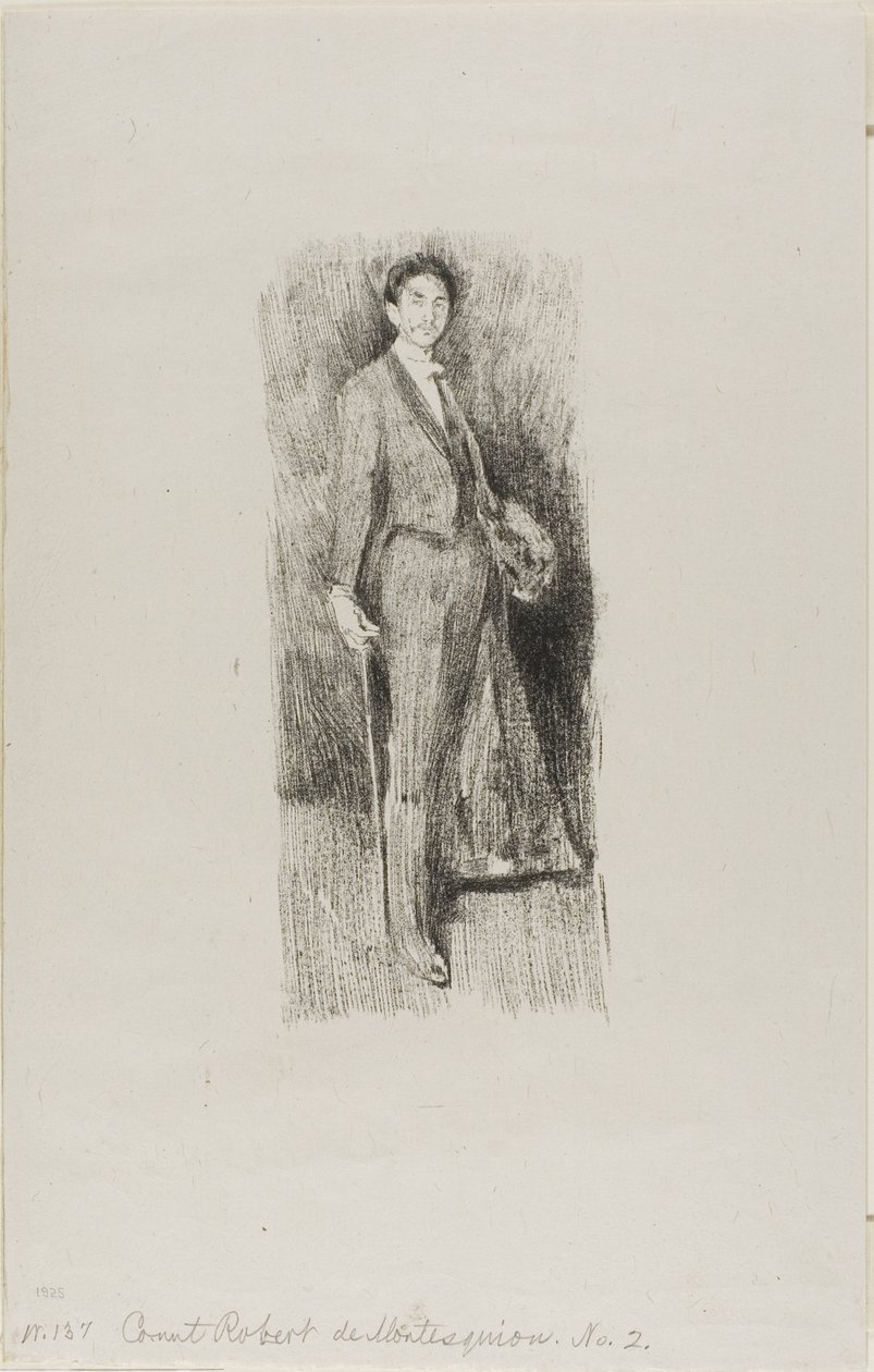 Grev Robert de Montesquiou af Beatrix Godwin Whistler