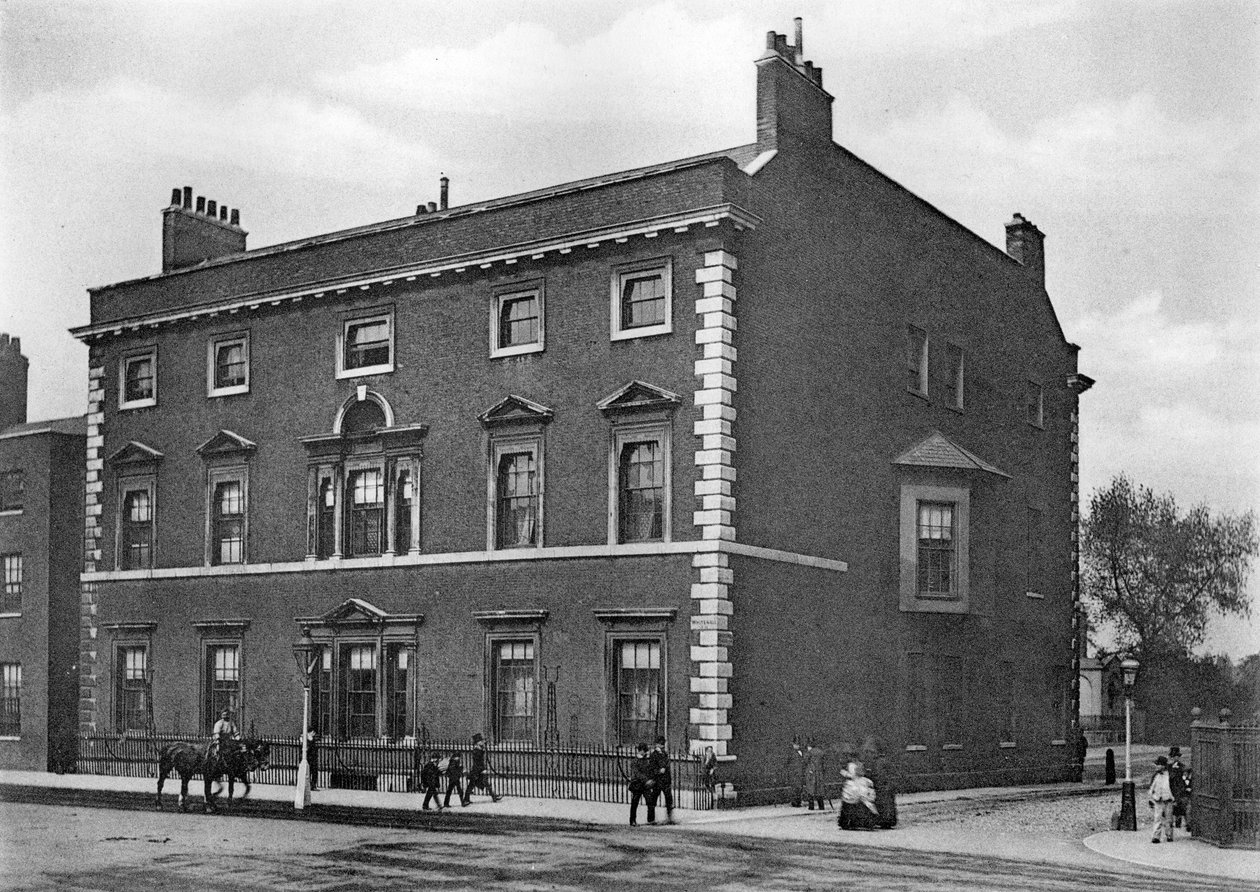 Carrington House, Whitehall, 1908. af Bedford Lemere and Company