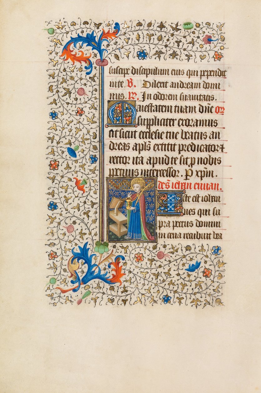 Johannes Evangelisten med den forgiftede kalk af Bedford Master