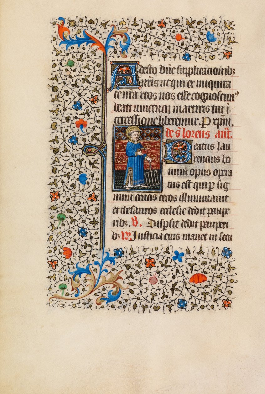 Saint Lawrence med et gitter af Bedford Master