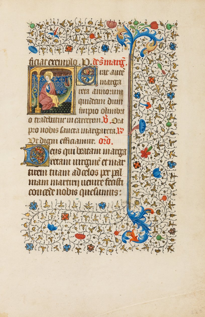 Sankt Margaretha og en drage af Bedford Master