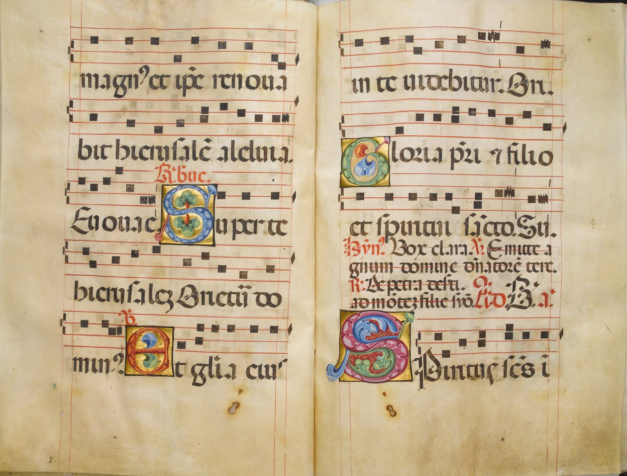 Benediktiner Antifoni, ca. 1467-70. af Belbello da Pavia