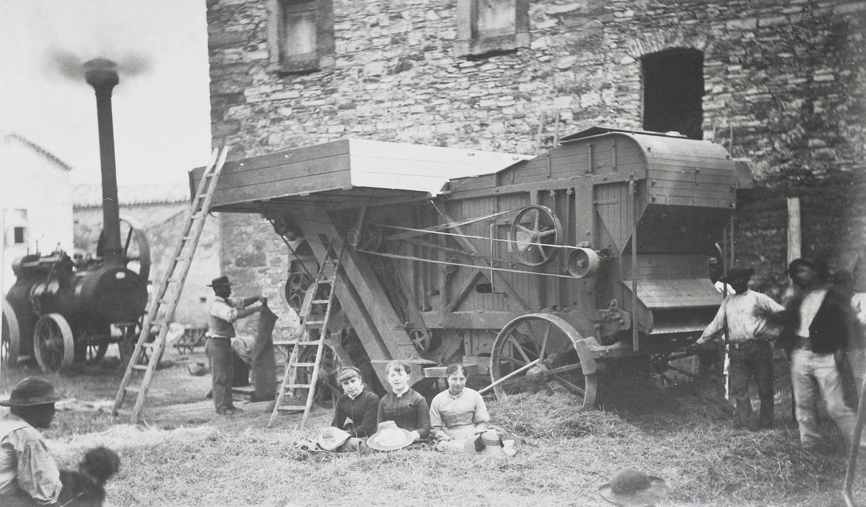 Damptærskemaskine, Mons, 1883 af Belgian Photographer