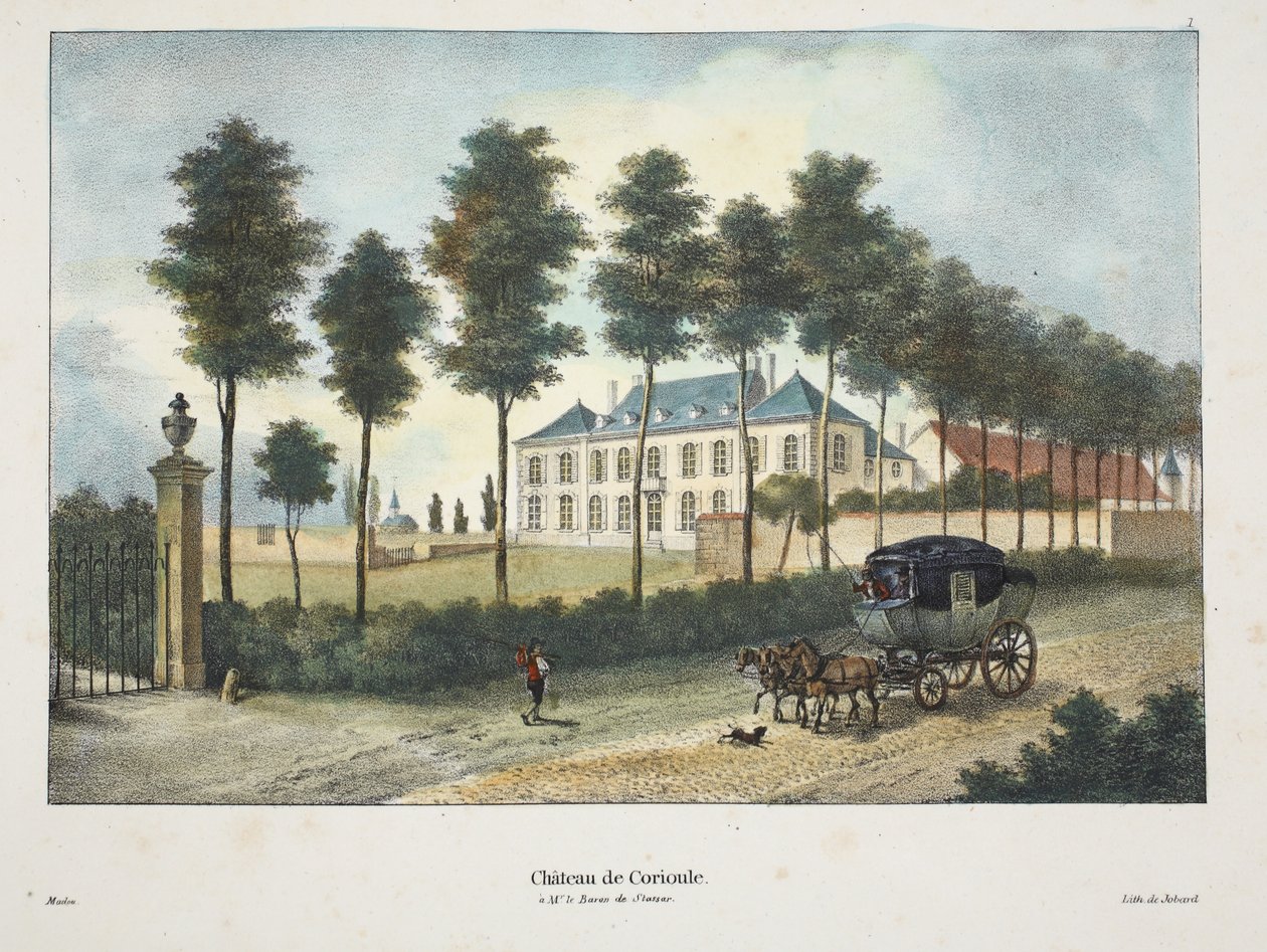 Corioule Castle, ca. 1895 (fotokrom) af Belgian School
