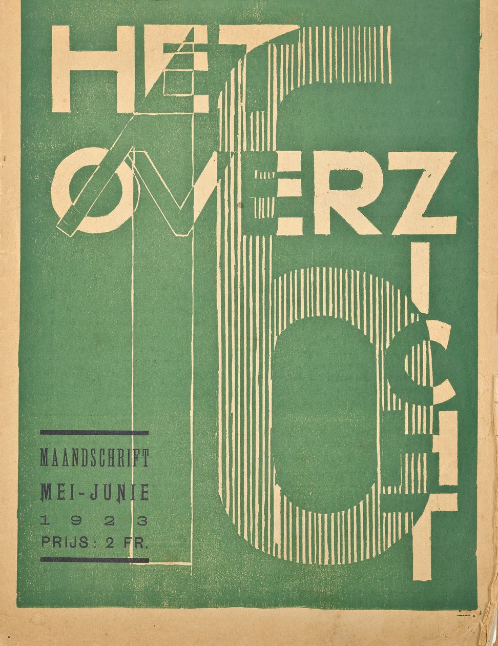 Forside til et nummer fra 1923 af magasinet "The Overview", 1923 af Belgian School