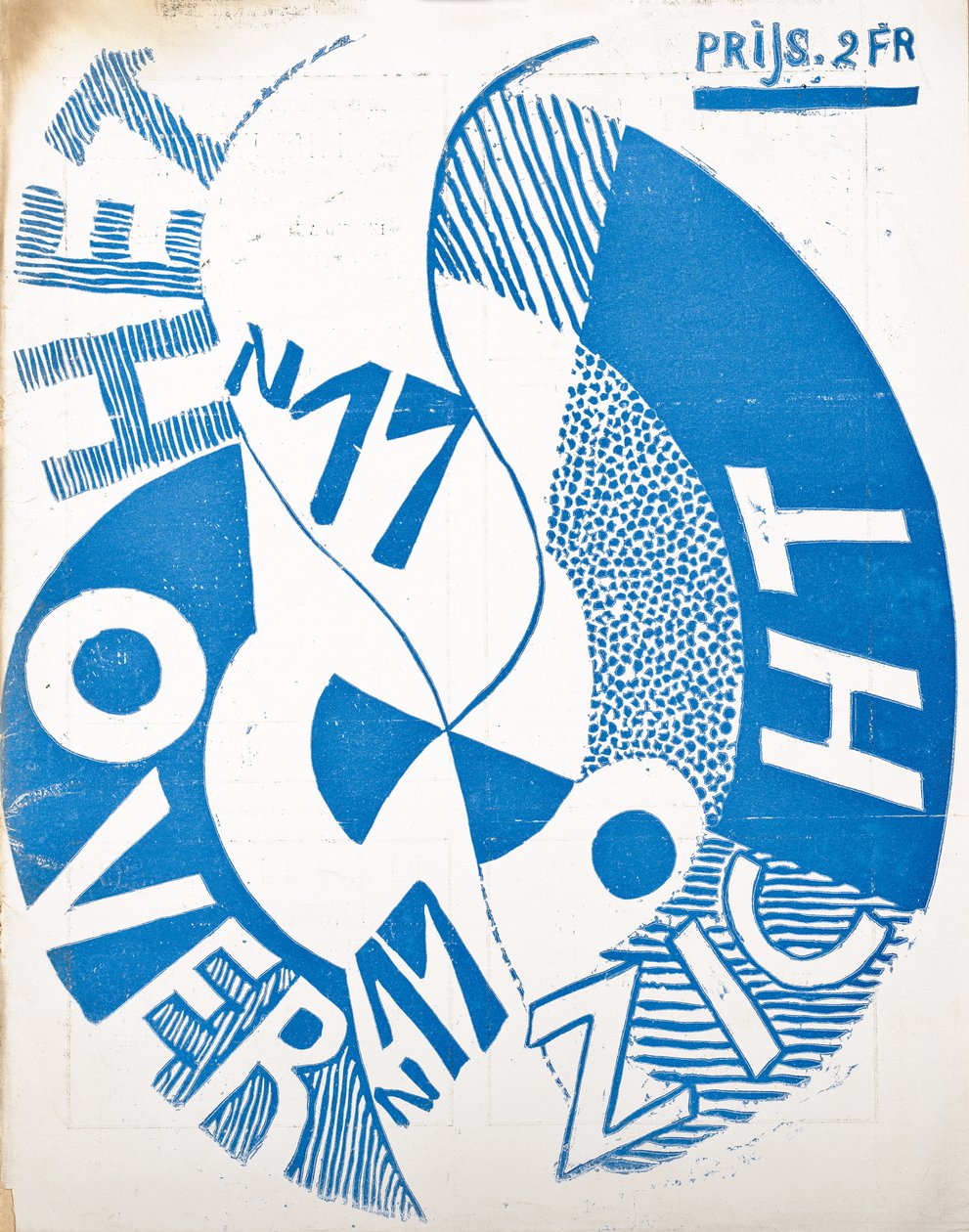 Forside til bladet "Oversigten", ca. 1922-1925 af Belgian School