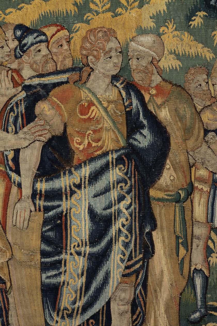 Historien om Kyros II Den Store, ca. 1590 (tæppe) af Belgian School
