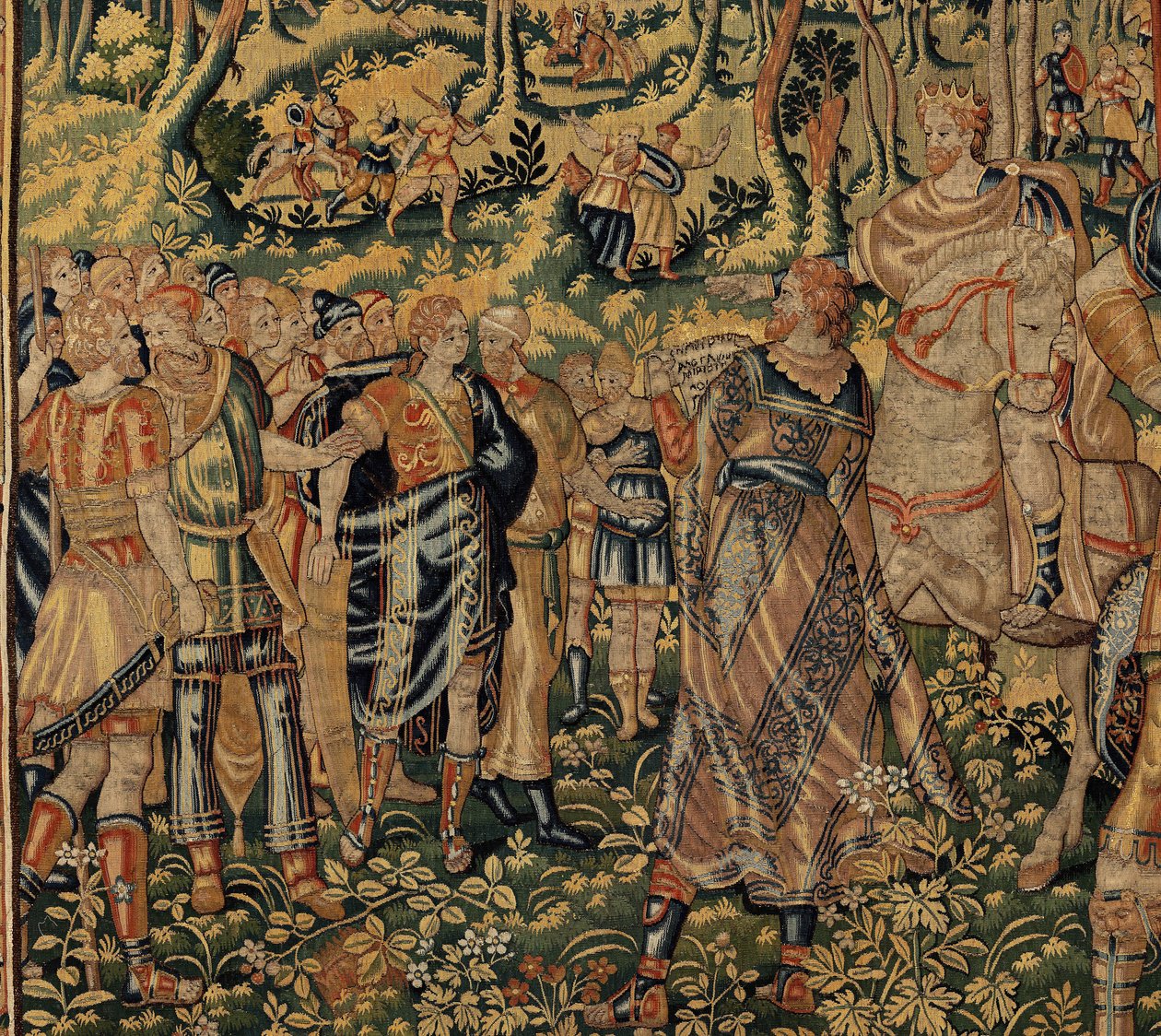 Historien om Kyros II Den Store, ca. 1590 (tæppe) af Belgian School