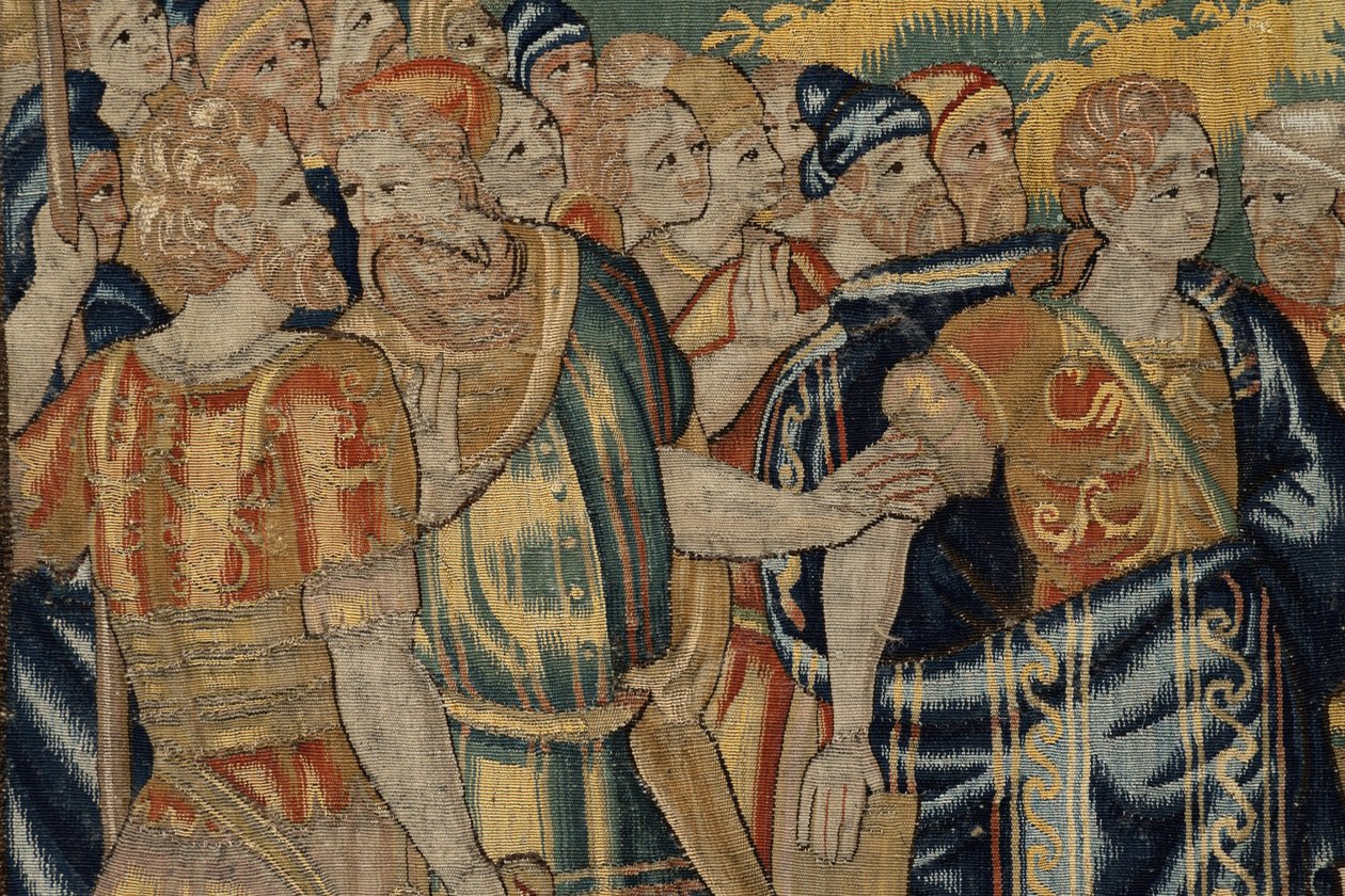 Historien om Kyros II Den Store, ca. 1590 (tæppe) af Belgian School