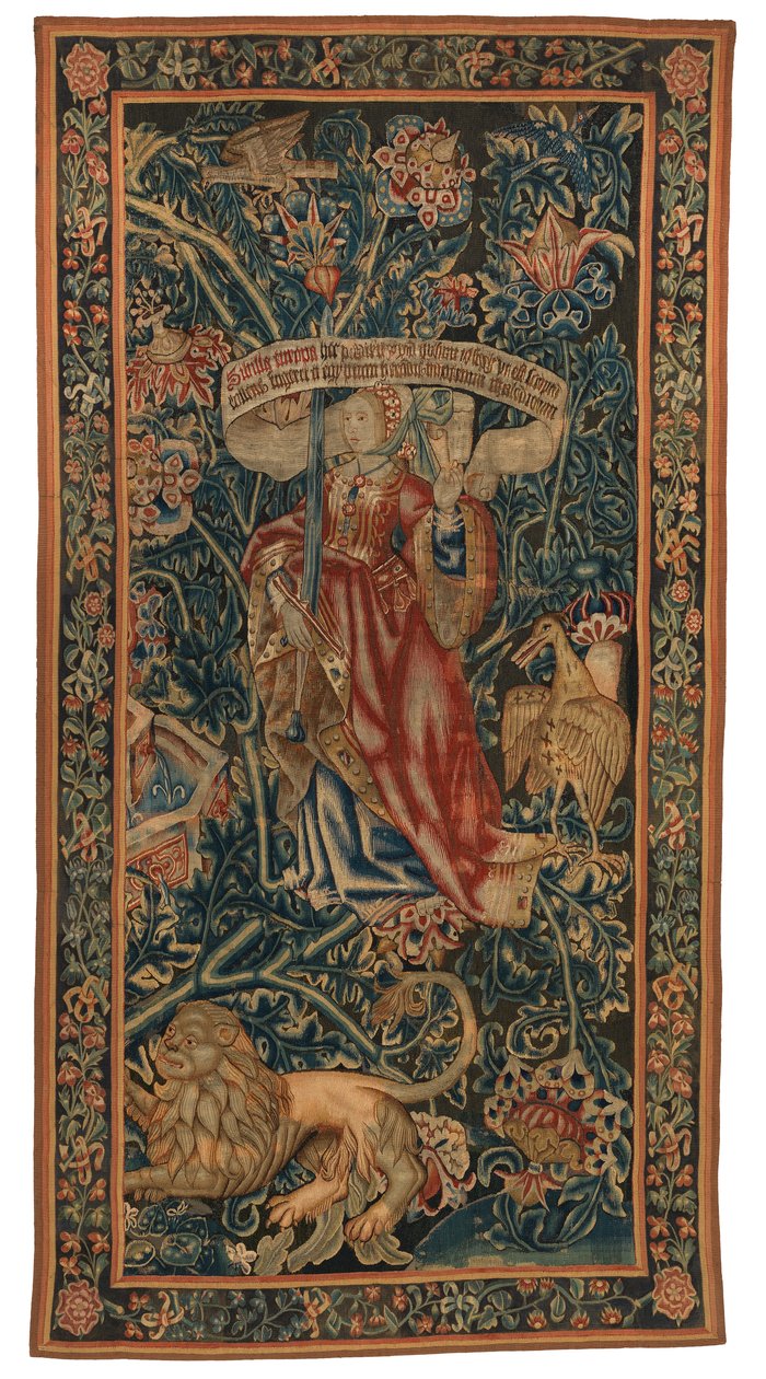 Tapestry, Sibylla Europa (en af et sæt på seks sibyller bestående af 46.134 til 45.139) kaldet 