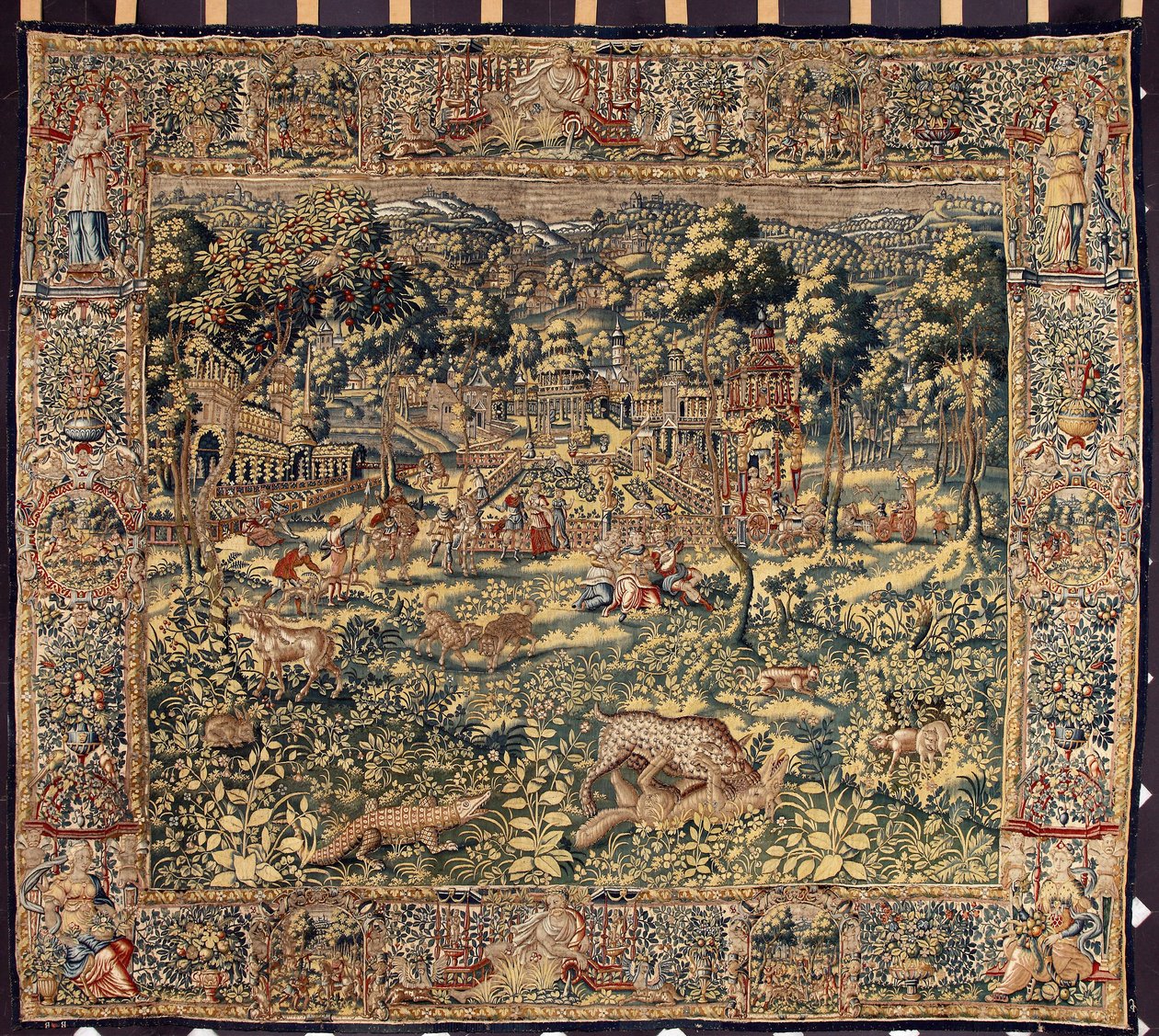 Bruxelles producenters jagttapet. 1500-tallets gener, Musei di Strada Nuova af Belgian School