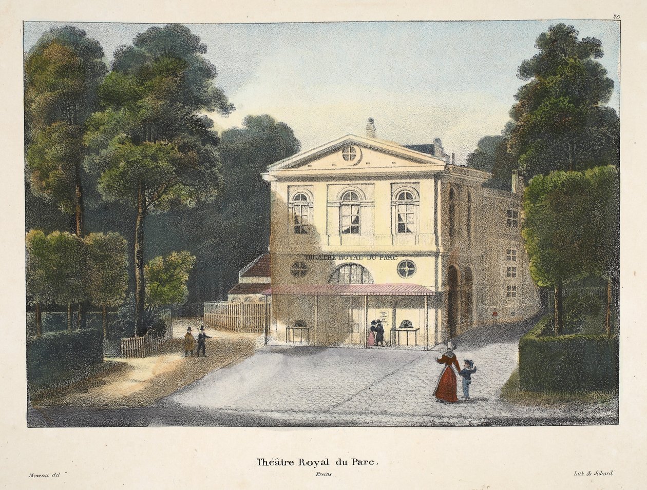 Royal Park Theatre, ca. 1895 (fotokrom) af Belgian School