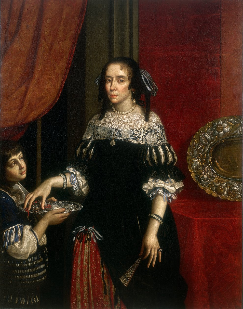 Portræt af grevinde Gonzaga af Novellara af Benedetto and Cesare 1637 88 Gennari